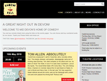 Tablet Screenshot of comedyhall.co.uk